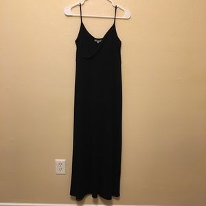 Black Calf Length Dress